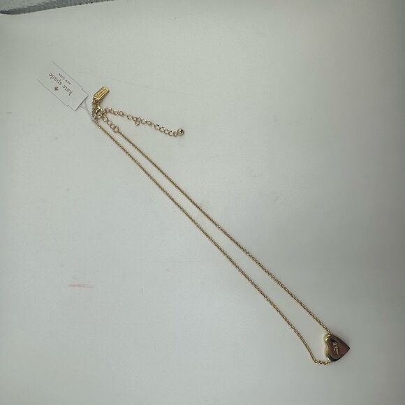 Kate Spade Dear Valentine 17” Necklace Gold - Picture 3 of 5